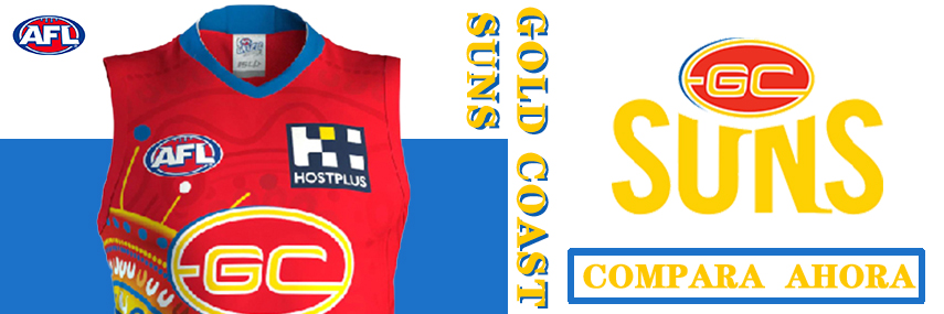 camiseta rugby Gold Coast Suns baratas